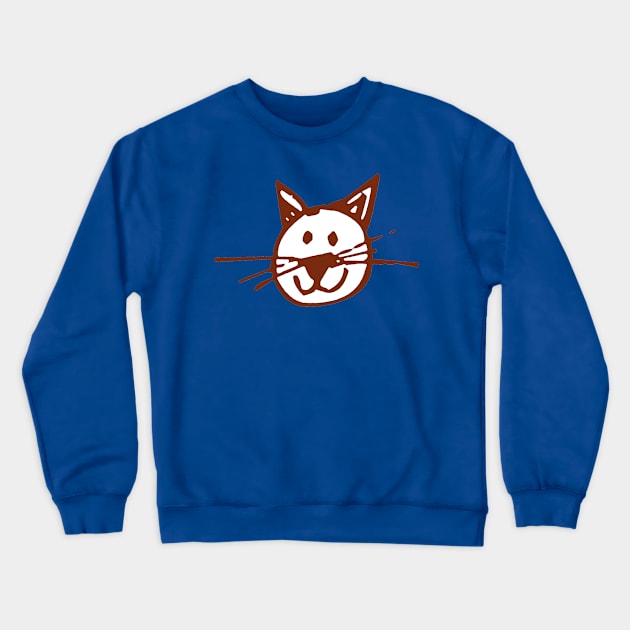 Cute Cat Crewneck Sweatshirt by geeklyshirts